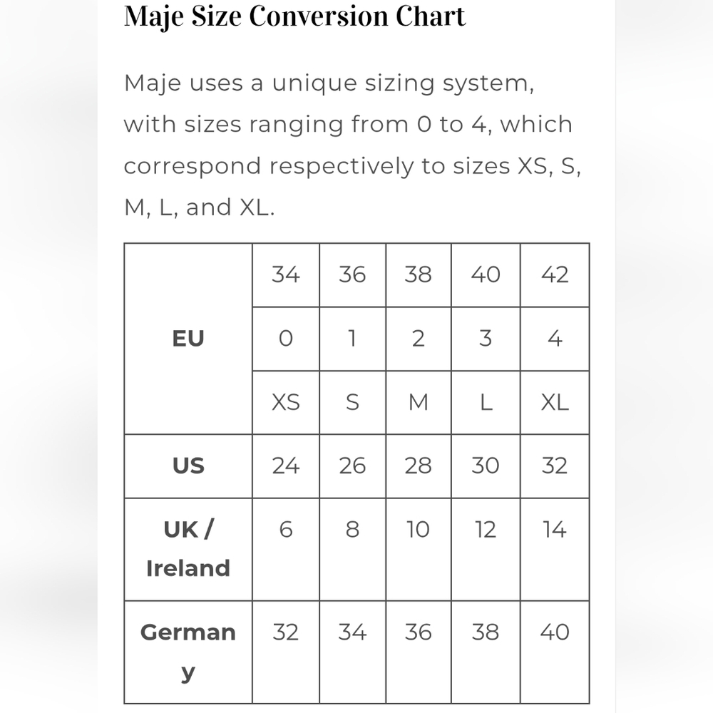 Maje Ecru Lace Blouse Size 1 Off White Eyelet Top Cropped Boho Romantic Parisian - Picture 9 of 9